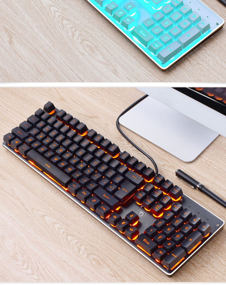 Wired Gaming Retro Luminous Keyboard