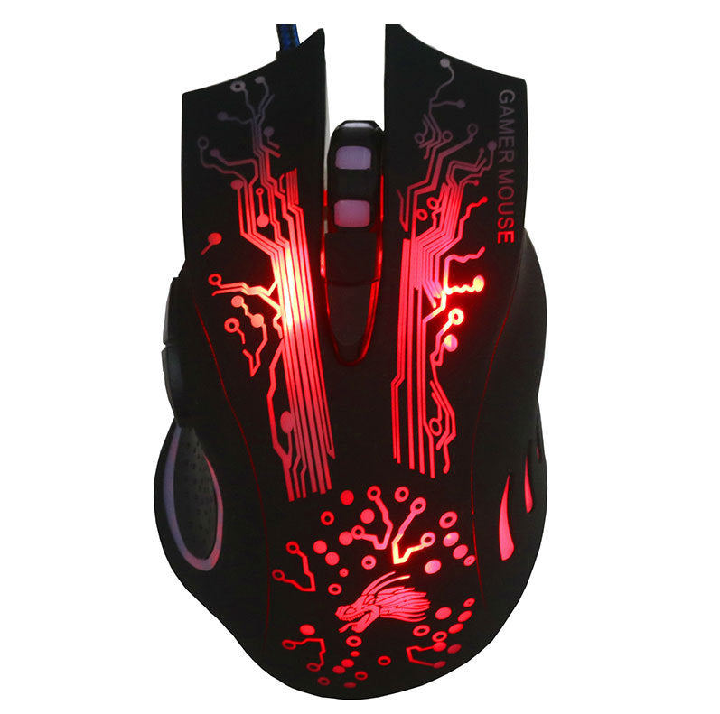 7-button Glowing USB Gaming Mouse